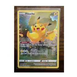 Pokemon Pikachu Ultra Rare GG30/GG70 Crown Zenith Galarian Gallery Holo - Image 1
