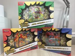 Pokemon: TCG 3x Ascended Heroes Mega ex Box Set - Meganium - Emboar - Feraligatr - Image 1