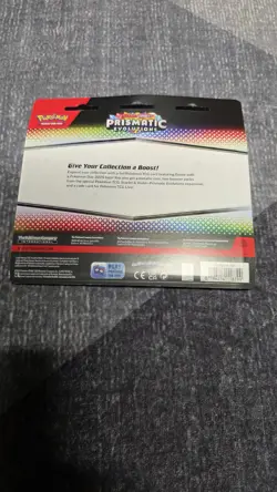 Pokemon TCG Prismatic Evolutions 2 pack Blister Eevee Pokemon Day - Lot of 2 - Image 1