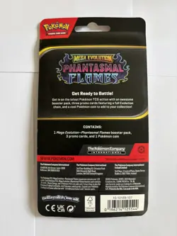 Pokemon TCG Phantasmal Flames Checklane Blister Hydrapple Promo - New and Sealed - Image 2
