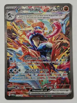 Pokemon Greninja ex SIR Twilight Masquerade 214/167 NM+ - Image 1