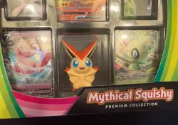 Nintendo Pokemon TCG Mythical Squishy Premium Collection Sealed 820650809736 - Image 4