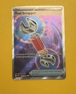 Tool Scrapper 115/086 Ultra Rare Trainer Chaos Rising Pokemon NM - Image 1