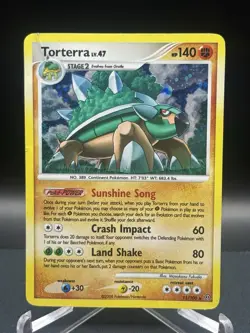 2008 Pokemon Torterra 11/100 Stormfront Holo HP - Image 1