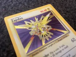 Pokemon TCG Zapdos Base Set Holo Rare Card 16/102 ( MINT PACK FRESH)Never Played - Image 2
