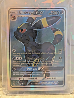 Umbreon GX 142/149 Full Art Ultra Rare - Pokemon Sun & Moon Base Set - Image 1
