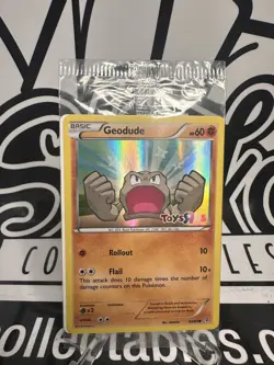 Geodude 43/83 Pokemon Generations Toys R Us STAMP SEALED - Image 1