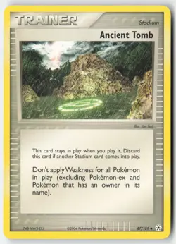 Pokemon - Ancient Tomb #87 - EX Battle Stadium Uncommon - Image 1