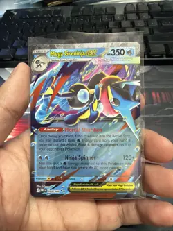 Mega Greninja ex 22/86 Double Rare Pokemon Chaos Rising ME04 NM - Image 1