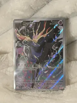 Pokemon TCG Xerneas Illustration Rare Full Art Holo 091/086 Chaos Rising NM - Image 1