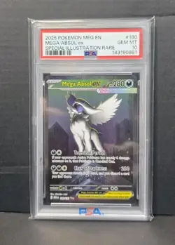 Pokemon Mega Absol Ex Mega Special Illustration Rare #180 PSA 10 Gem Mint - Image 1