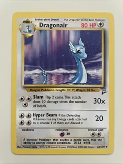 Pokemon TCG Dragonair 022/130 Base Set 2 LP - Image 1