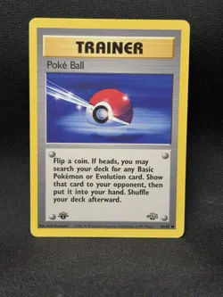 1st Edition Pokemon - Poke Ball 64/64 Jungle Non-Holo - Image 1