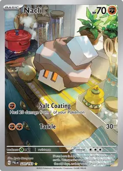Pokemon Paldea Evolved Card Nacli 220/193 Illustration Rare - Image 1
