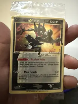 Pokemon TCG Greninja Gold Star SWSH144 25th Celebrations Promo Card Sealed - Image 1