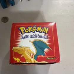 1999 Pokemon CHARIZARD 23k Gold Plated Trading Card Burger King Red Box - Image 2