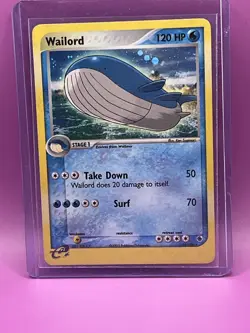 Wailord 14/109 Ruby and Sapphire Holo Rare Vintage Pokemon Card - Image 1