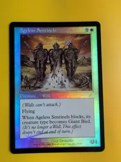 Ageless Sentinels. Wall. MTG Card.Scourge. Old Border FOIL. - Image 1