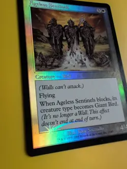 Ageless Sentinels. Wall. MTG Card.Scourge. Old Border FOIL. - Image 5