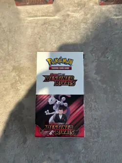 1 x Destined Rivals Half Booster Box 18 Packs NEW Not Sealed Pokemon TCG Cards - Image 1