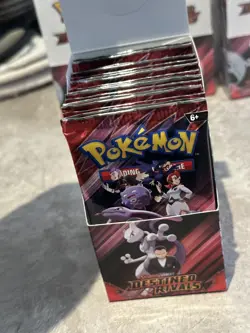 1 x Destined Rivals Half Booster Box 18 Packs NEW Not Sealed Pokemon TCG Cards - Image 2