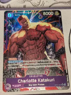 One Piece Card Game Charlotte Katakuri OP11-067 SR Parallel Big Mom Pirates - Image 1