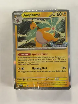 *NEW* Chaos Rising Pre Release Stamp Promo Ampharos. Sealed 40 Card Deck. - Image 1