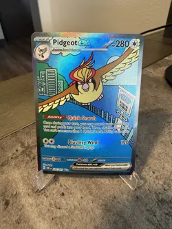 Pidgeot EX Special Illustration Rare Card 225/197 Sv03: Obsidian Flames Sir - Image 1