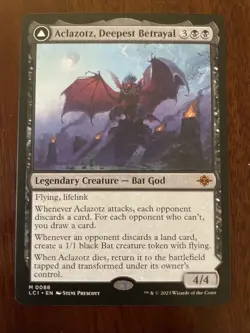 Aclazotz, Deepest Betrayal The Lost Caverns of Ixalan Regular Mythic Rare MTG - Image 1