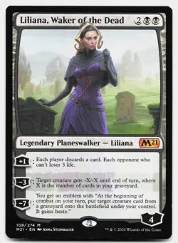 Liliana, Waker of the Dead (Showcase) Core Set 2021 Regular - Image 1
