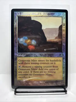 Gemstone Mine (Foil) [Retro Frame] Dominaria Remastered 395 Rare MTG - Image 1
