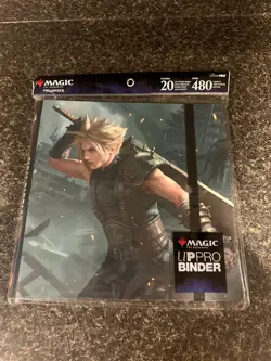 Ultra Pro MTG Final Fantasy Cloud & Sephiroth, Pro 12 Pocket Binder - Image 1