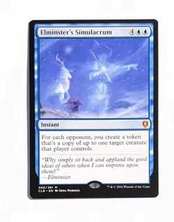 Elminster's Simulacrum ~ MTG Battle for Baldur's Gate ~ 068/361 Mythic - Image 1
