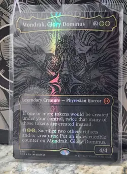 Mondrak, Glory Dominus (Oil Slick Raised Foil) Phyrexia: All Will Be One Foil - Image 1