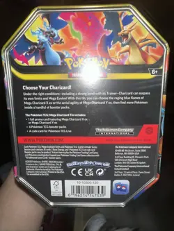 Pokemon TCG Mega Charizard EX Sealed Tin – Brand New Sealed - Image 3
