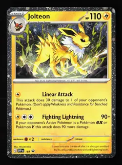 Jolteon (Cosmos Holo) 169 Holofoil Scarlet & Violet Promo Cards Pokemon Card -A1 - Image 1