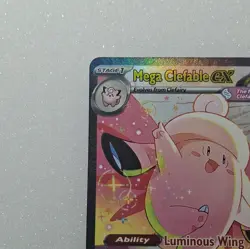 Pokemon TCG Mega Clefable EX 119/088 XY: BREAKthrough Secret Rare Holo 320HP EN - Image 4