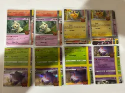 Pokemon Card - Miscut NFC Trick or Trade Lot Of 8 Cards - Private listing - Image 1