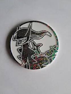 Pokemon Arceus Jumbo Coin Brilliant Stars Spring 2022 bundle coin white silver - Image 1