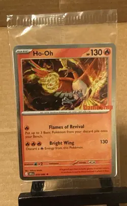 Ho-Oh 010/086 Galaxy GameStop Promo Stamped Pokemon Chaos Rising SEALED New - Image 1