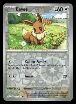 Eevee 113/142 C Stellar Crown Reverse Holo NM/M Pokemon - Image 1