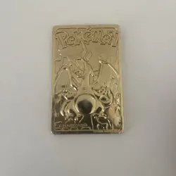 1999 Charizard Pokemon Nintendo Gold Medallion Plated - Image 1