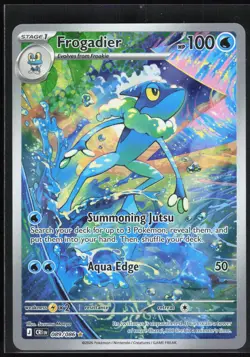 Pokemon Frogadier ME04: Chaos Rising 089/086 Shiny Rare NM - Image 1