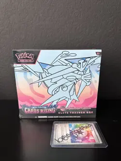Chaos Rising Pokemon Center Elite Trainer Box - *** TEAR ON SIDE OF ETB *** - Image 1