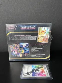 Chaos Rising Pokemon Center Elite Trainer Box - *** TEAR ON SIDE OF ETB *** - Image 3