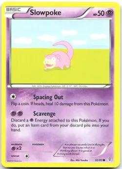 Slowpoke 32/83 Common Generations Pokemon Lightly Played - Image 1