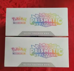 2-Prismatic Evolutions ETB Elite Trainer Box Pokemon TCG READ DETAILS - Image 3