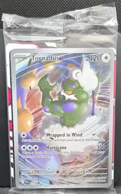 Pokemon Sealed Tornadus 210 Scarlet & Violet Promo (Holo) EN Mint + Dividers🌪 - Image 1