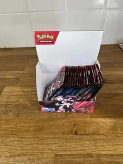 Pokemon Destined Rivals Half Booster Box (18 Packs) New Unsealed - Image 1