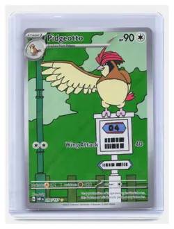 Pidgeotto 208/197 Illustration Rare Obsidian Flames Pokemon Near Mint B071 - Image 1